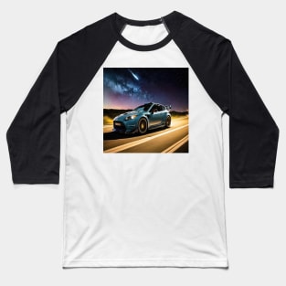 Coche rally de noche Baseball T-Shirt